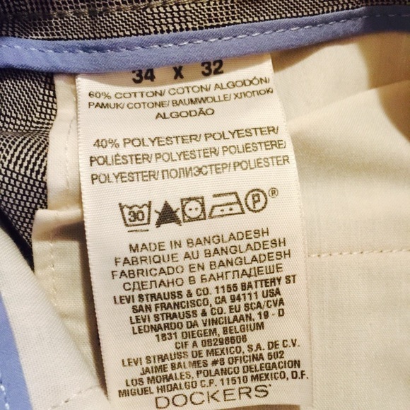 Dockers Small Checkered Pattern Casual/Dress Pants - Picture 4 of 6